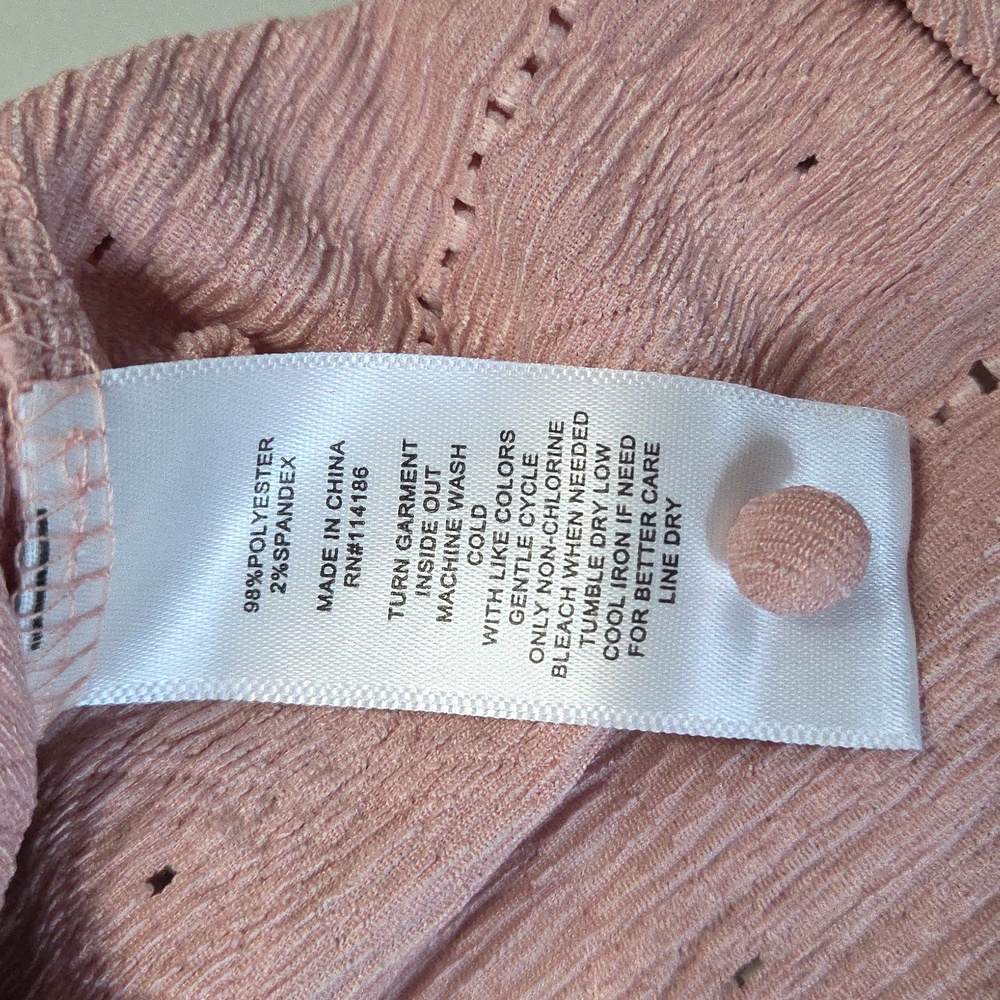 Frye Long Sleeve Mauve Blouse - Picture 5 of 8